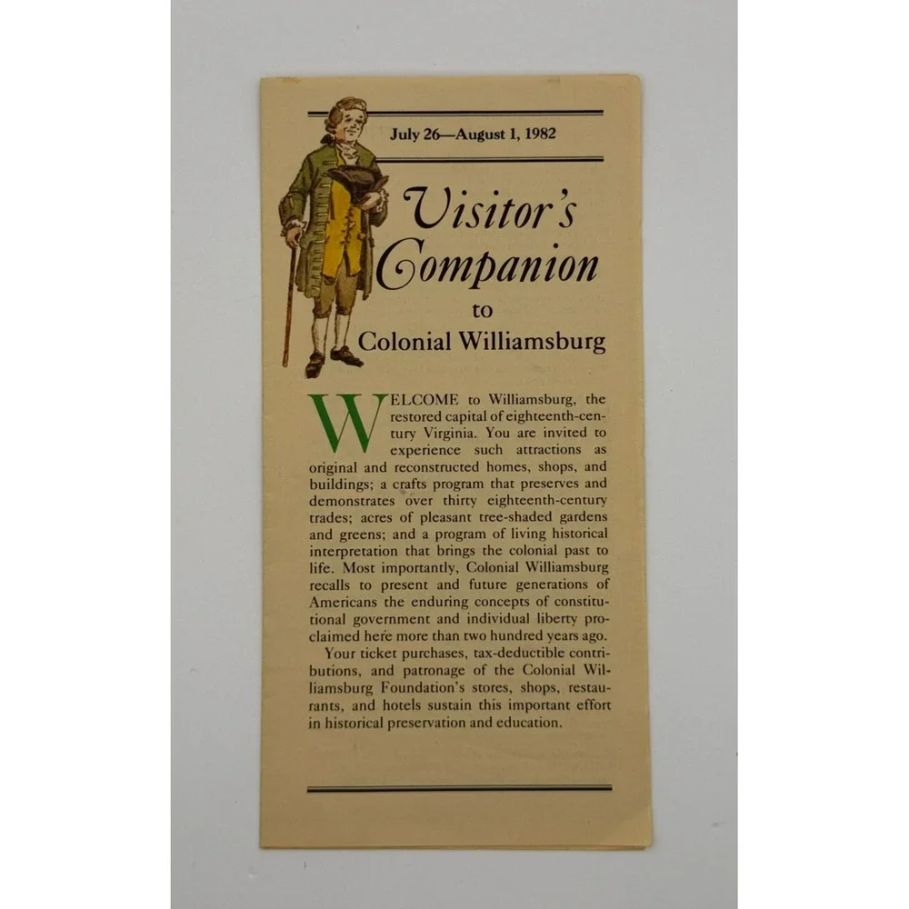 A Window on Williamsburg Revised Edition 1978 Colonial Virginia Photography Book